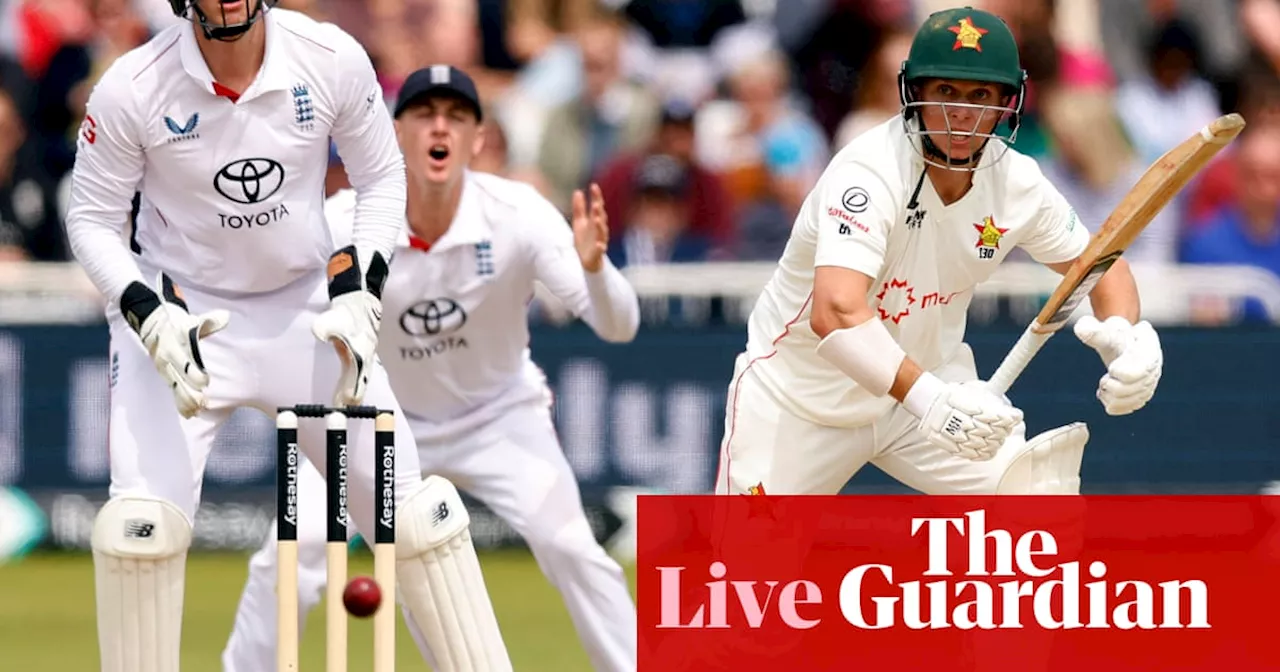 England v Zimbabwe: men’s cricket Test, day three