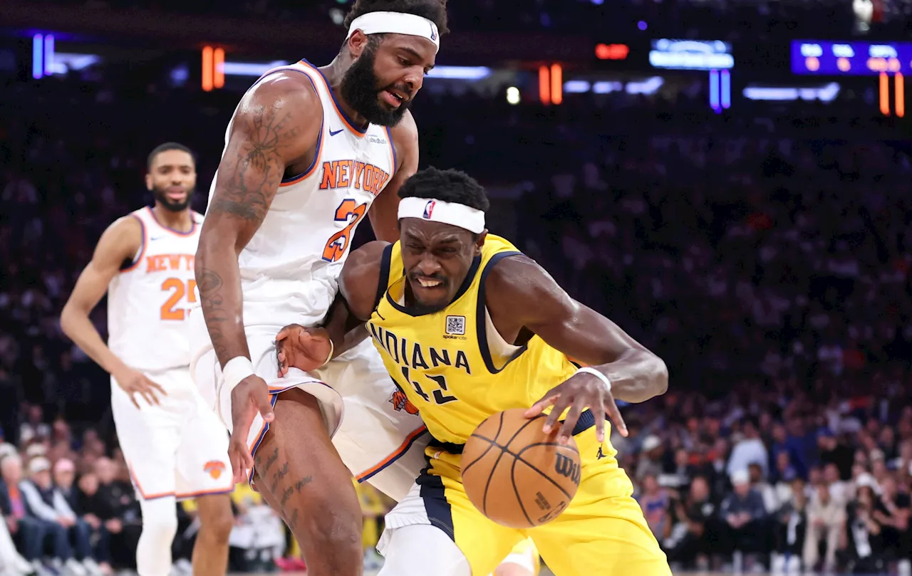 Pacers fend off Knicks, go home up 2-0 in East finals