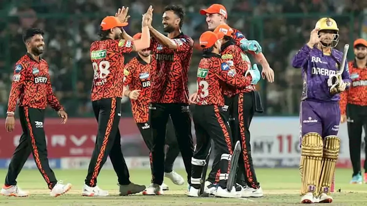 SRH vs KKR: सनराइजर्स हैदराबाद ने छठी जीत के साथ किया सत्र का समापन, गत विजेता कोलकाता को सातवीं शिकस्त मिली