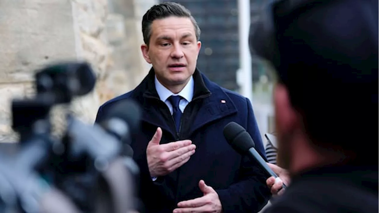 Poilievre to address Conservative caucus today, before they go back to Parliament without him