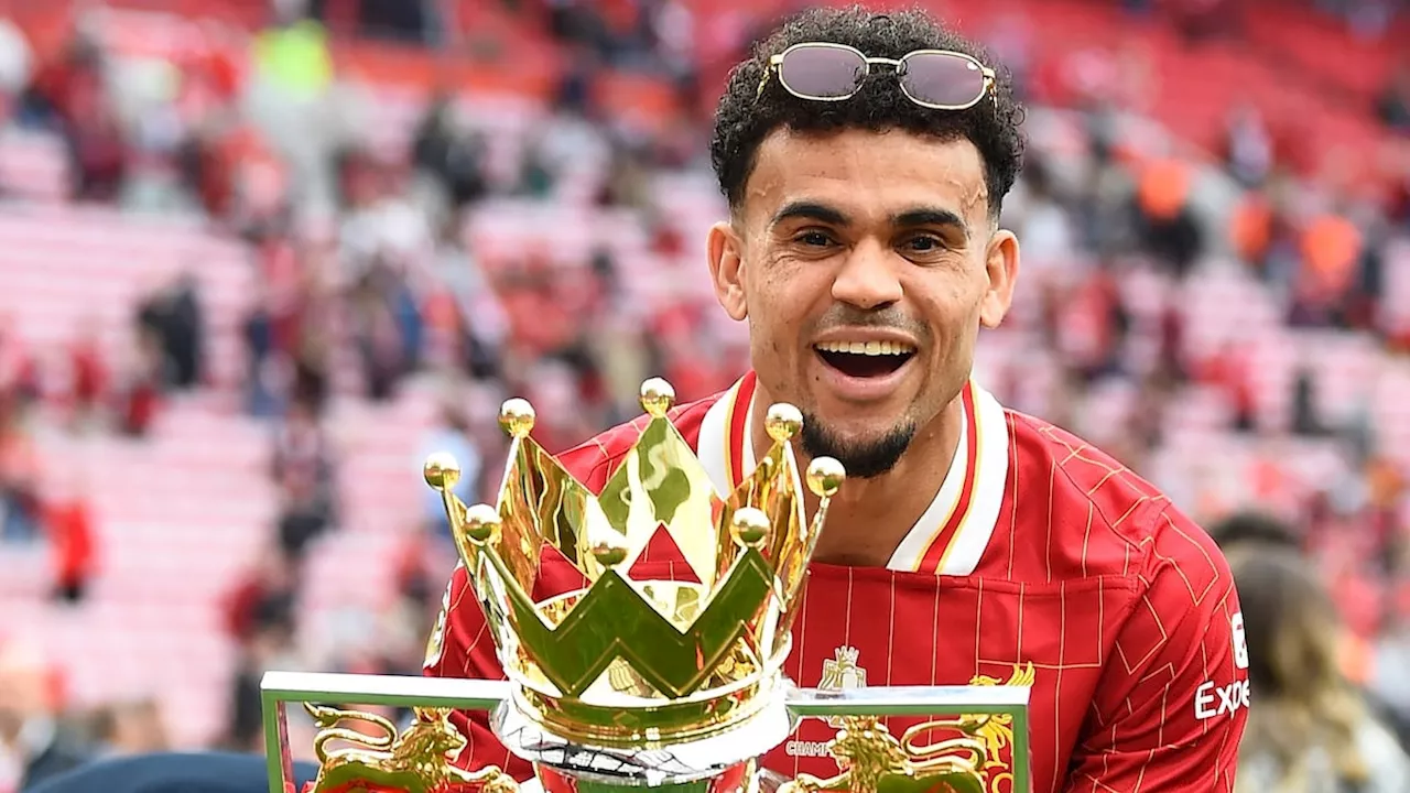 Así fueron los festejos de Luis Díaz por el título del Liverpool en la Liga Premier
