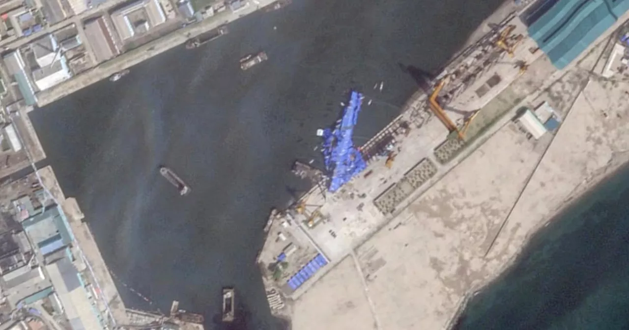 North Korea detains three shipyard officials over failed naval destroyer launch