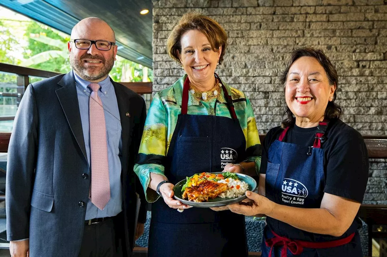 Ambassador Carlson hosts launch of 'US Poultry Adobo Collection' cookbook