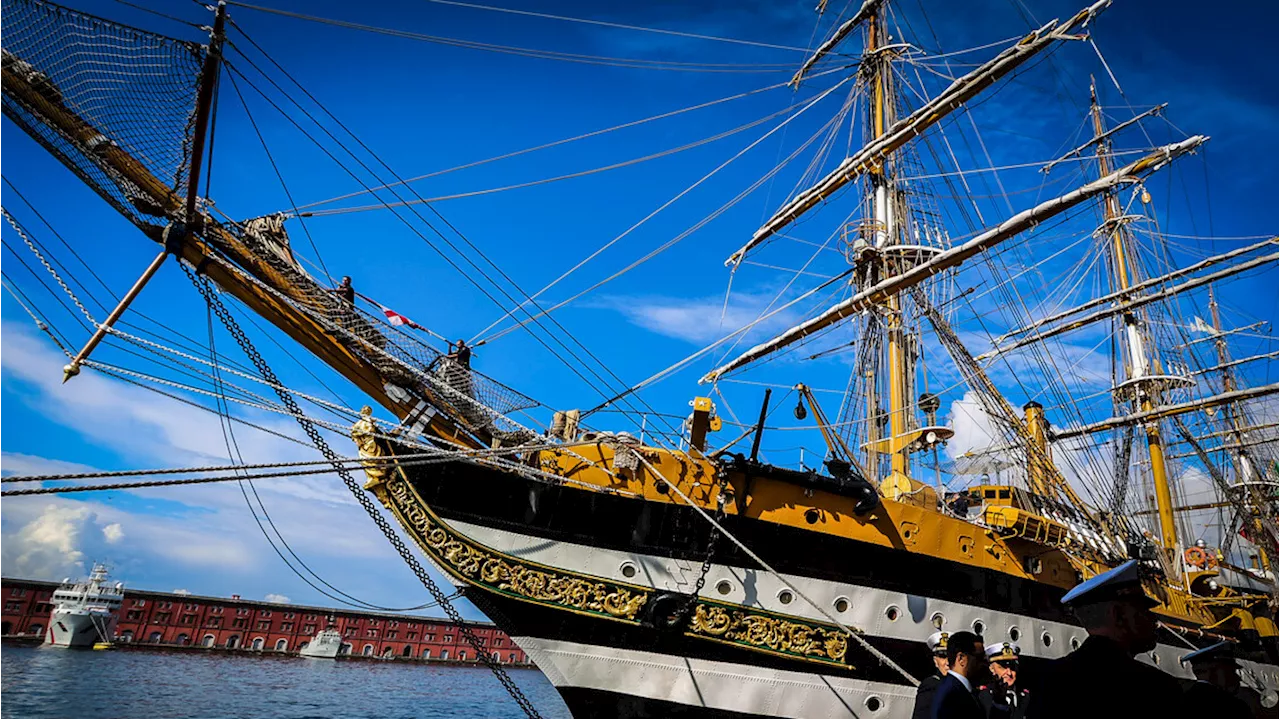 L'Amerigo Vespucci a Civitavecchia dal 28 maggio al 3 giugno