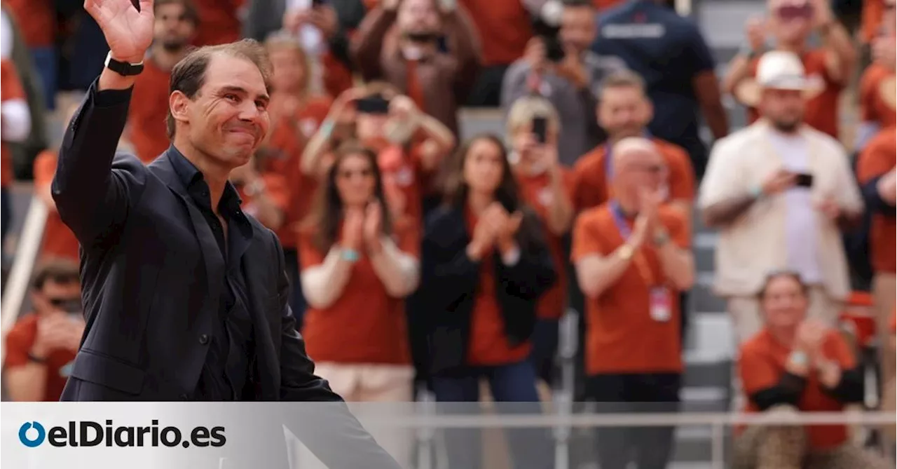 El imborrable homenaje de Roland Garros a Rafa Nadal: 'Tener un trocito de mí para siempre en la Philippe Chatrier me emociona solo de pensarlo'