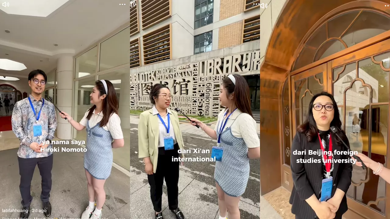 [VIDEO] Pensyarah Luar Negara Tunjuk 'Skill' Fasih Berbahasa Melayu Ketika Ditemu Bual