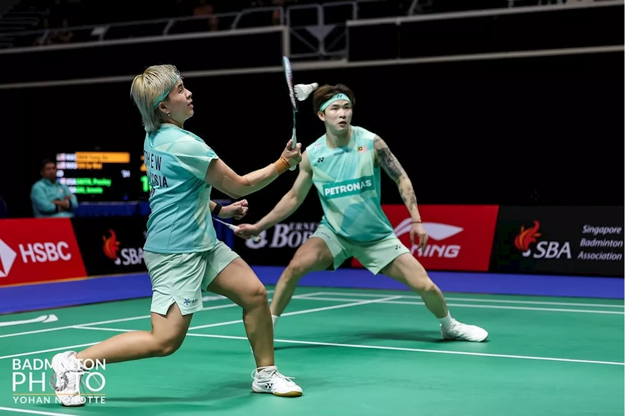 Malaysian shuttlers Chen Tang Jie-Toh Ee Wei cruise into second round at Singapore Open