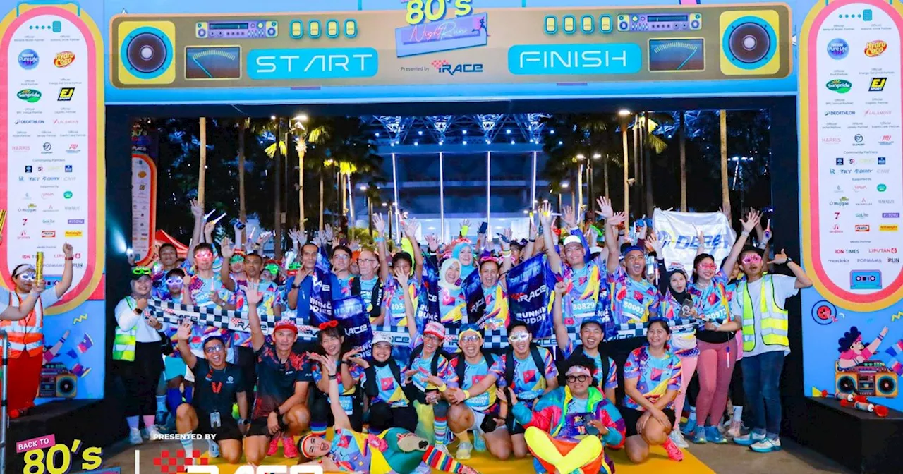 IRACE Indonesia Sukses Gelar Fun Run 'Back to 80’s' di GBK! Nostalgia Lari Malam!