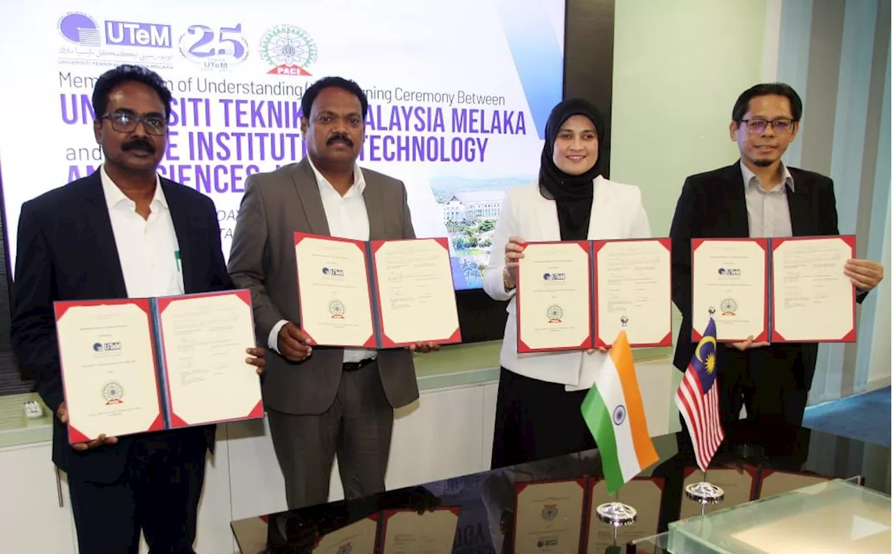 UTeM signs international collaboration pact with Indian institution