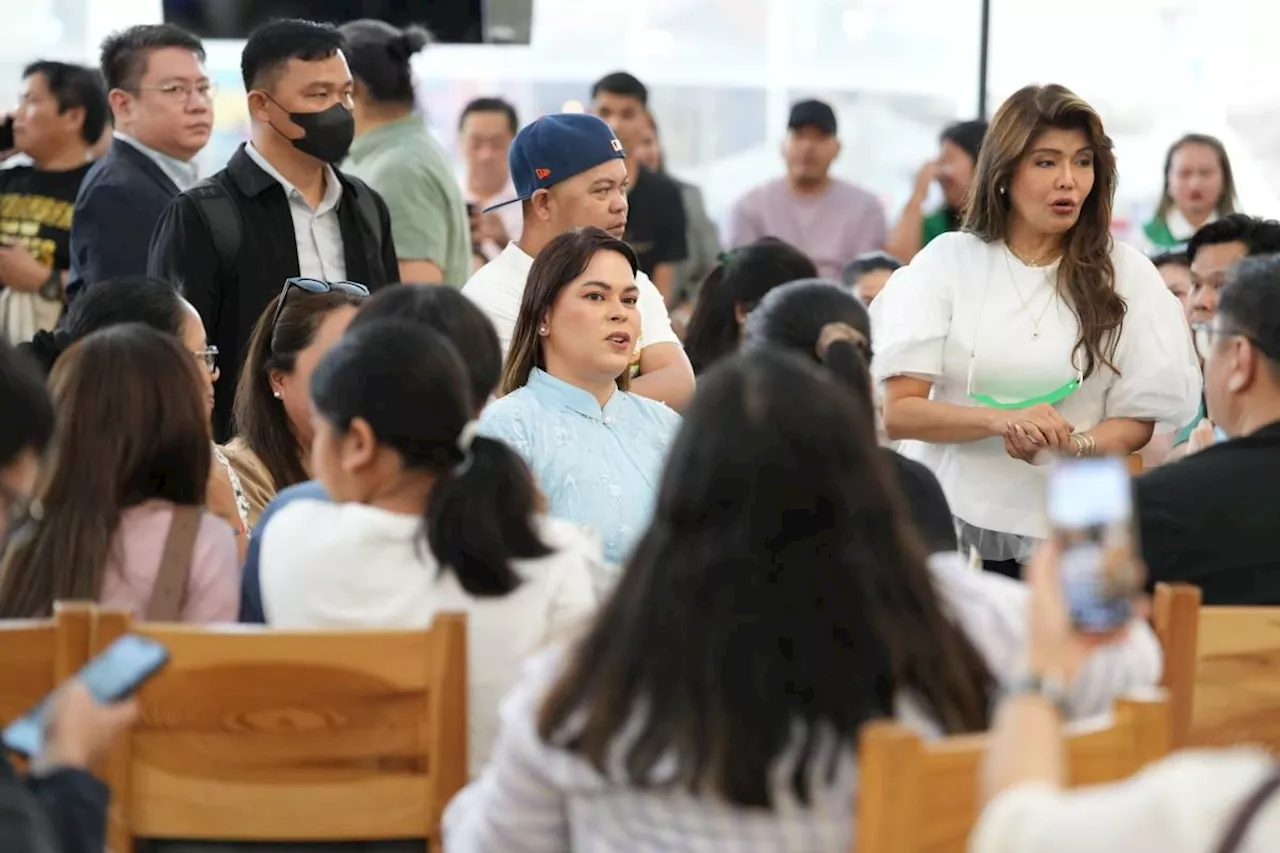 Sara, Imee meet Filipinos in Qatar