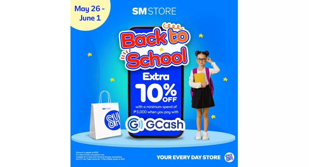 SM Store partners with GCash this back-to-school season