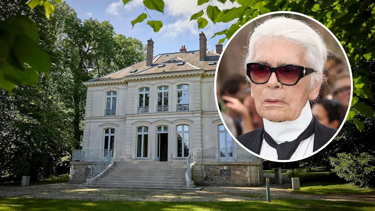 'Kaiser' schlief im Poolhaus - Lagerfelds Villa unterm Hammer, nicht jeder darf bieten