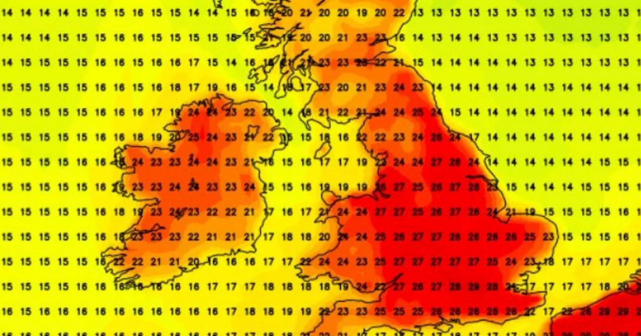 Met Eireann confirms heatwave return as weather maps flash red for 25C comeback