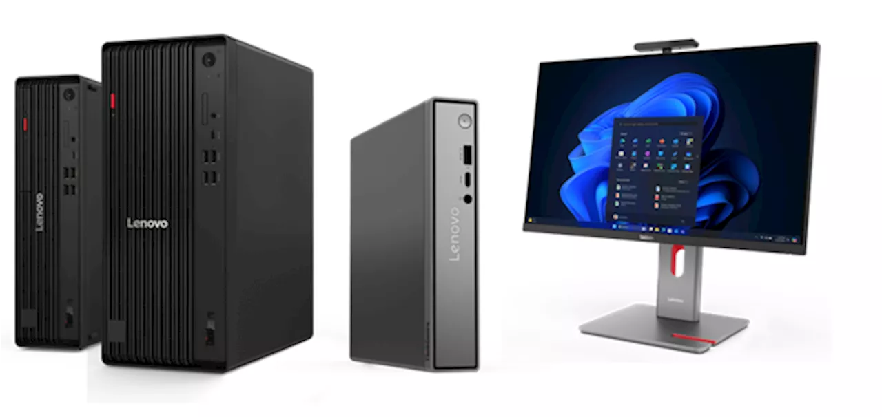 Lenovo unveils new generation of AI PC desktops and monitors designed to maximize productivity and multitasking