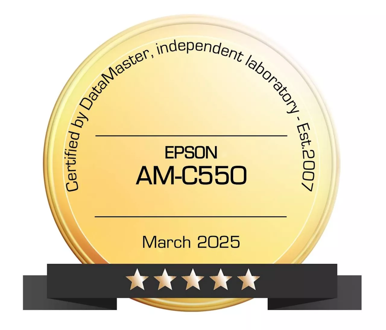 Epson achieves prestigious five-star ratings from DataMaster Lab