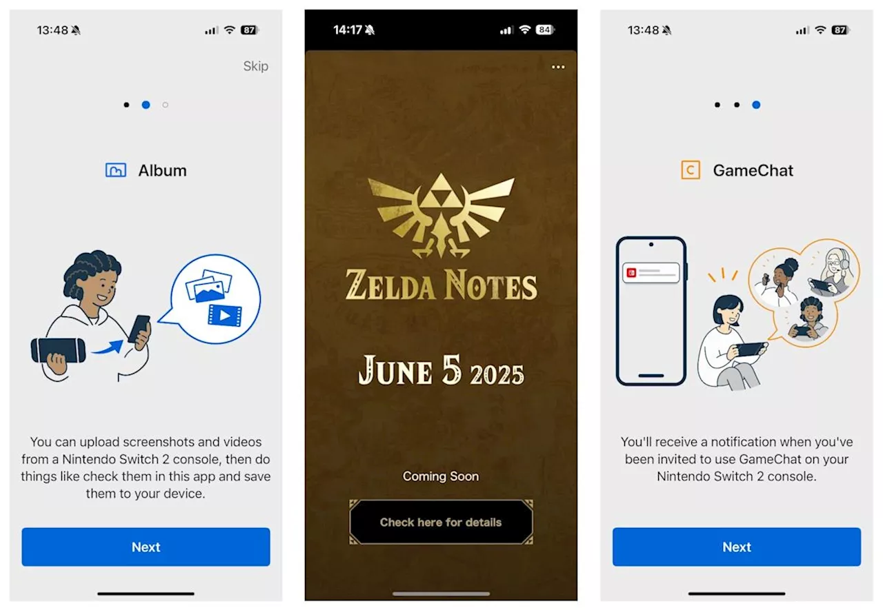 Nintendo’s updated mobile app will make sharing Switch 2 screenshots a lot easier