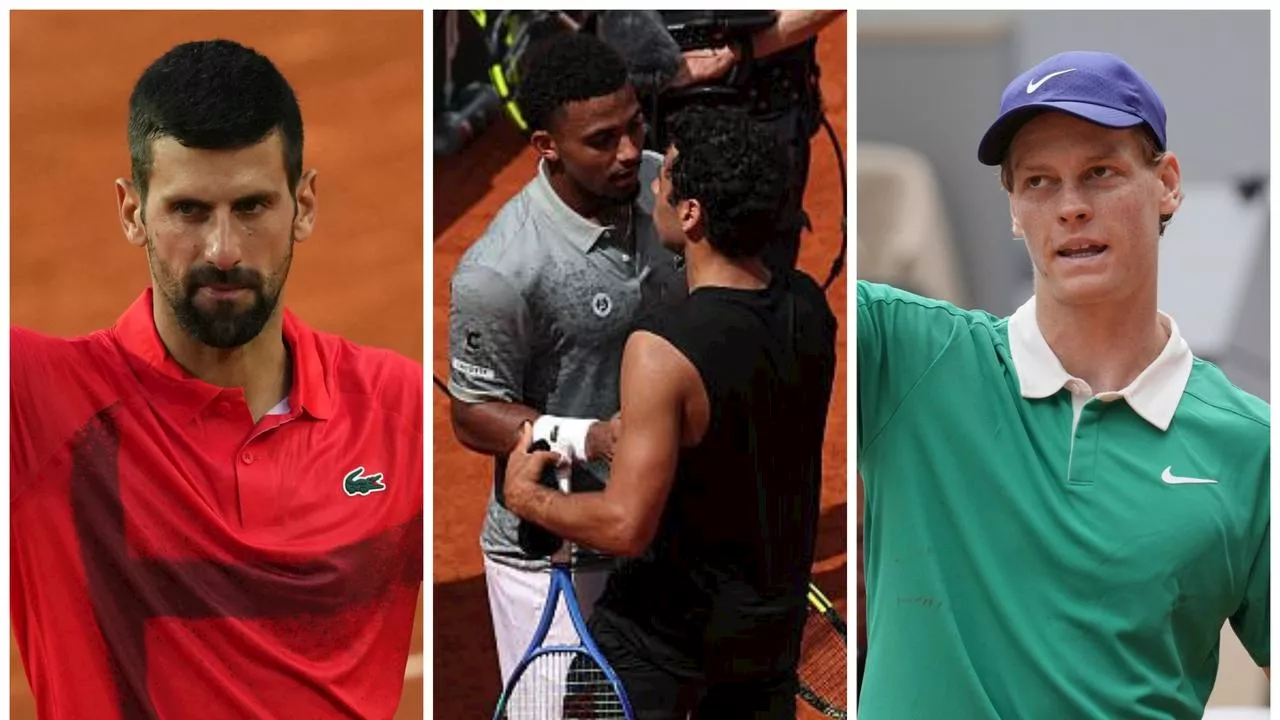 Djokovic, Sinner cruise as local hope accused of faking injury in five-set epic