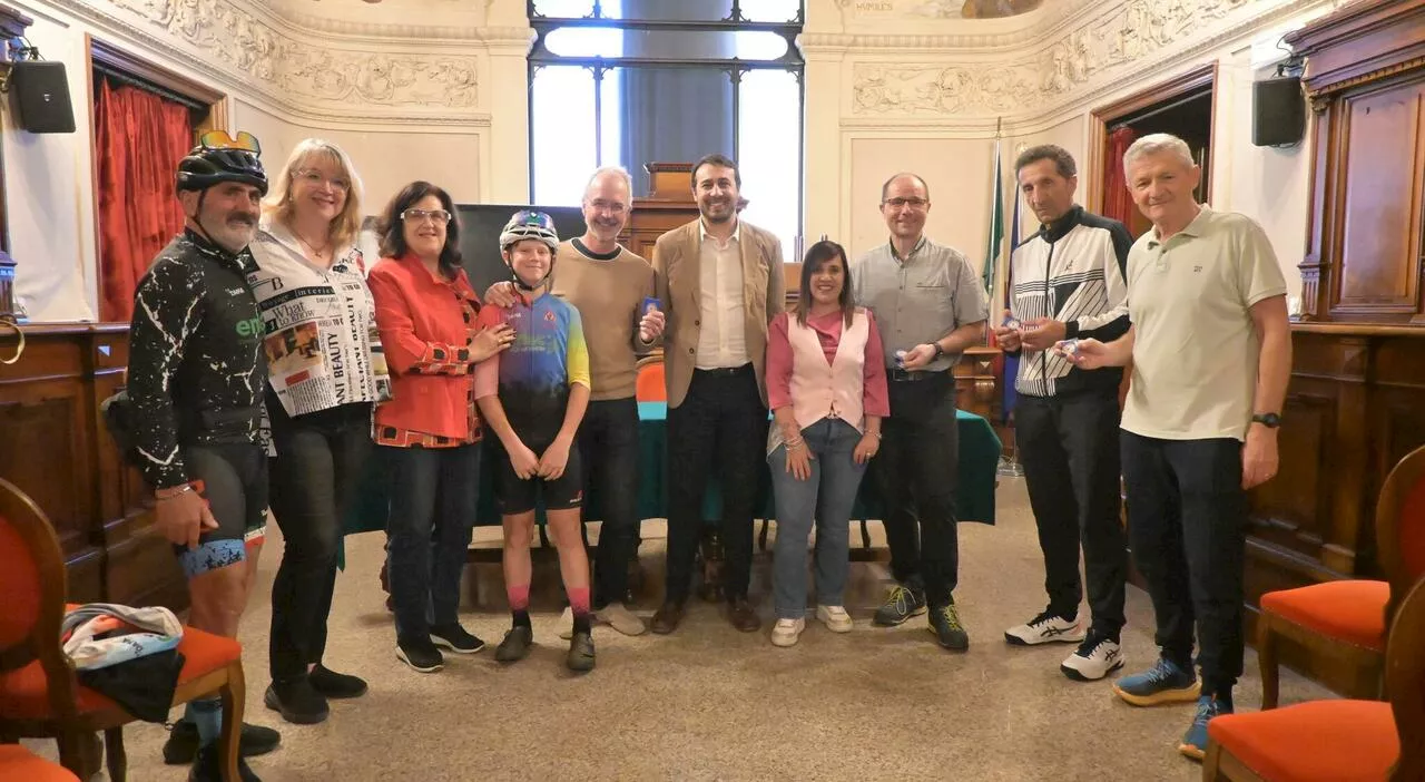 A Rieti dalla città gemellata Nordhorn in bicicletta per 1.700 chilometri