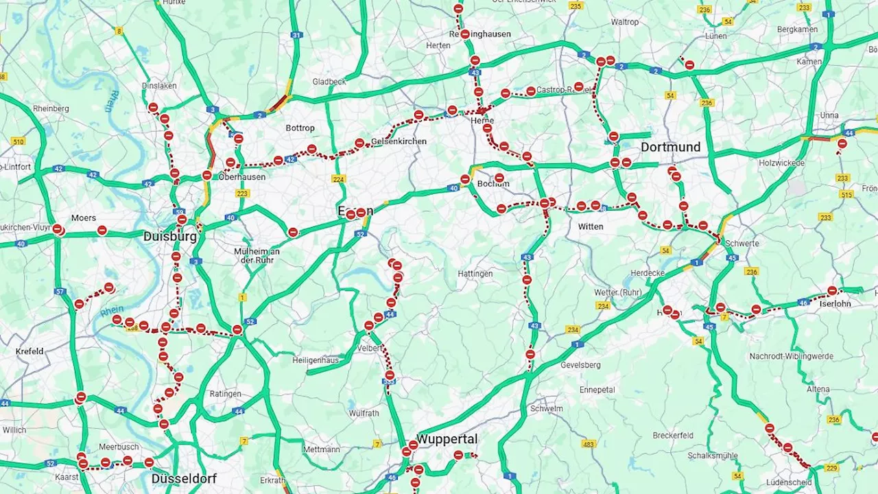 Ausgerechnet am Feiertag: Google Maps irritiert mit falschen Straßensperrungen