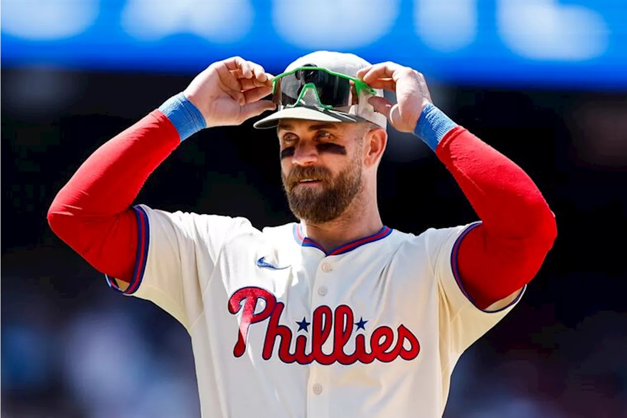 Phillies’ Bryce Harper ‘doing better’ after getting hit in elbow; return to lineup uncertain