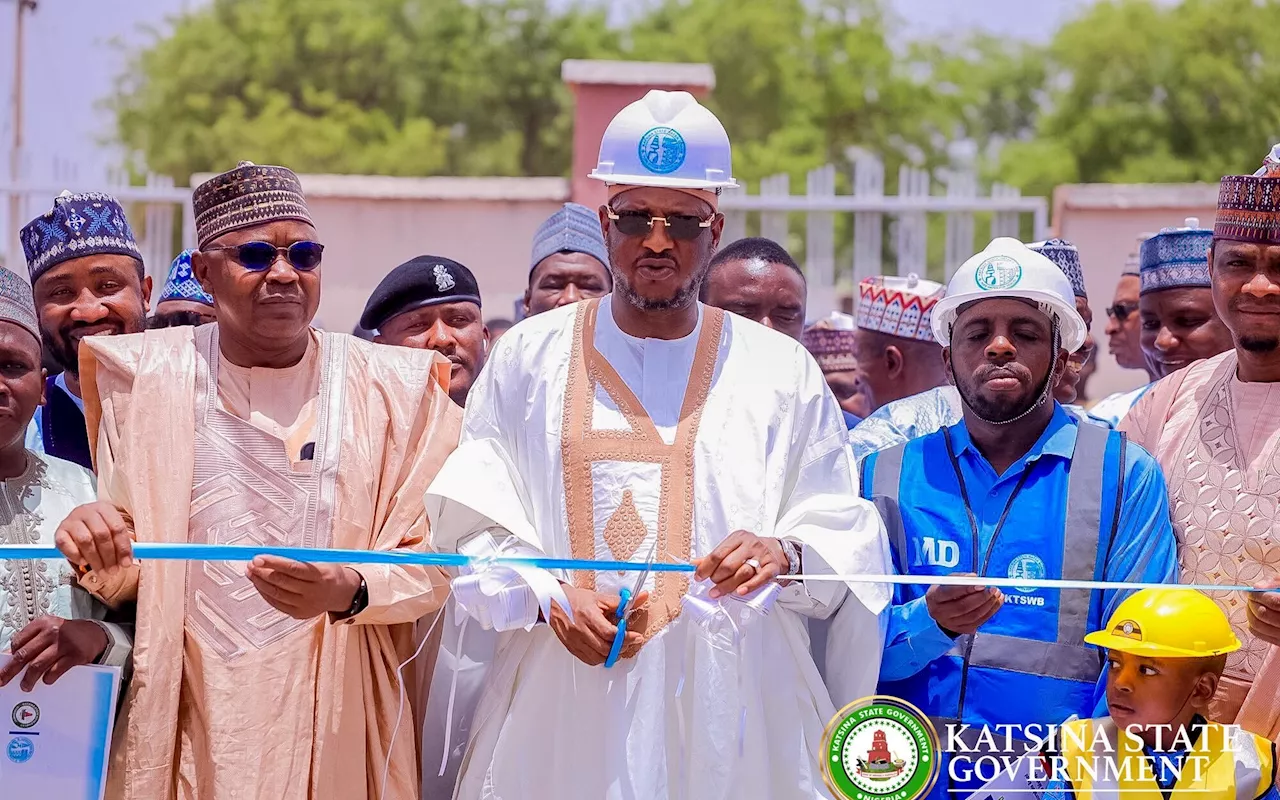 Gov Radda commissions schemes, pledges wider access to clean water on Katsina