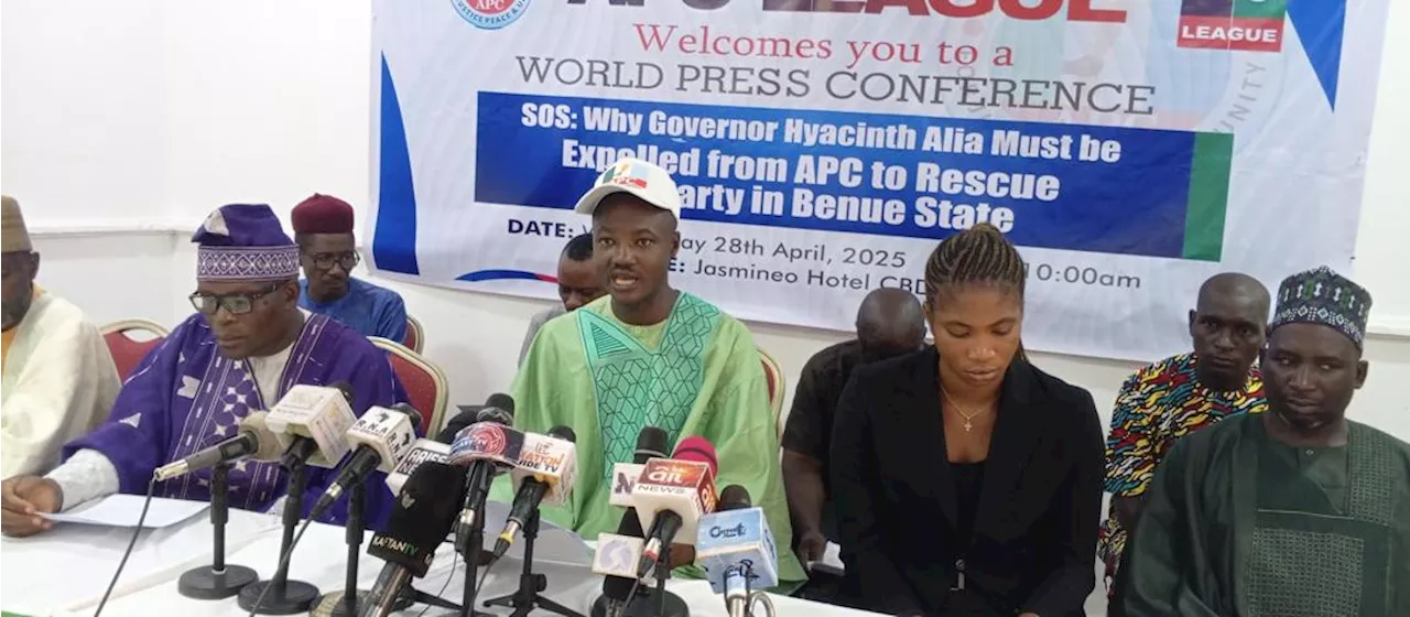 'He's crippling APC in Benue' -- group claims Alia planning to join ADC