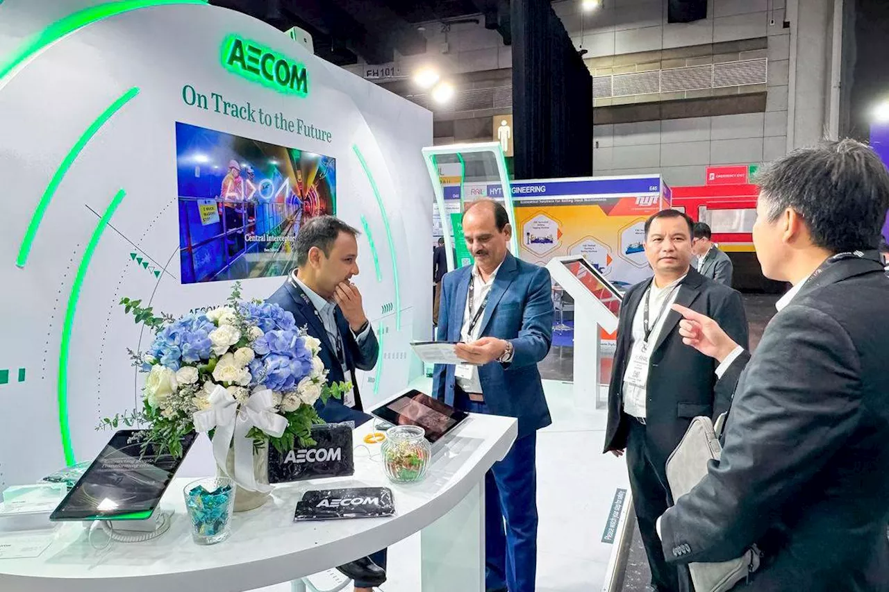 AECOM ‘On Track to the Future’ at Asia Pacific Rail 2025 with Digital and Sustainable Rail Solutions