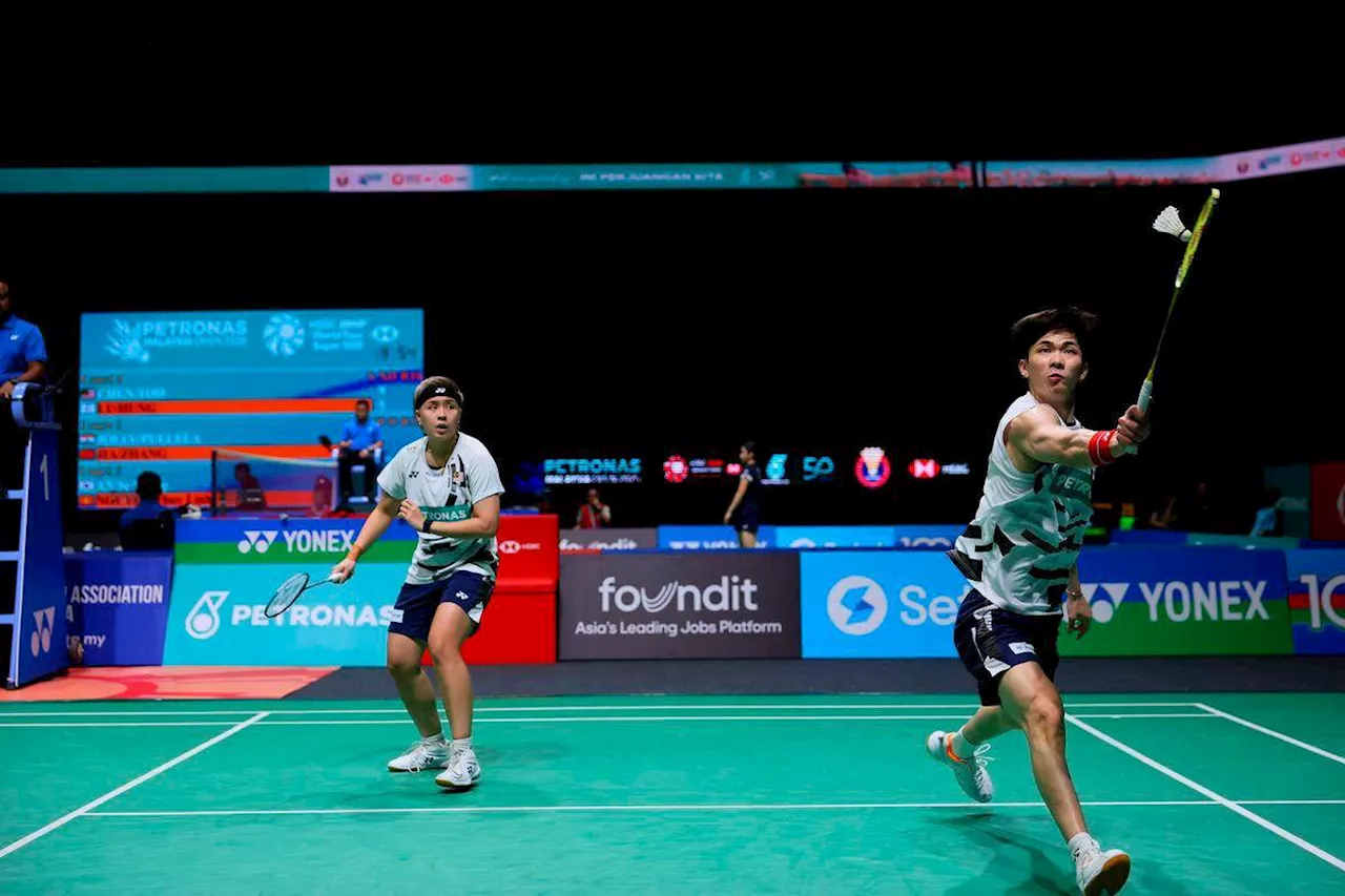 Singapore Open: Mixed doubles pair Tang Jie-Ee Wei crash out