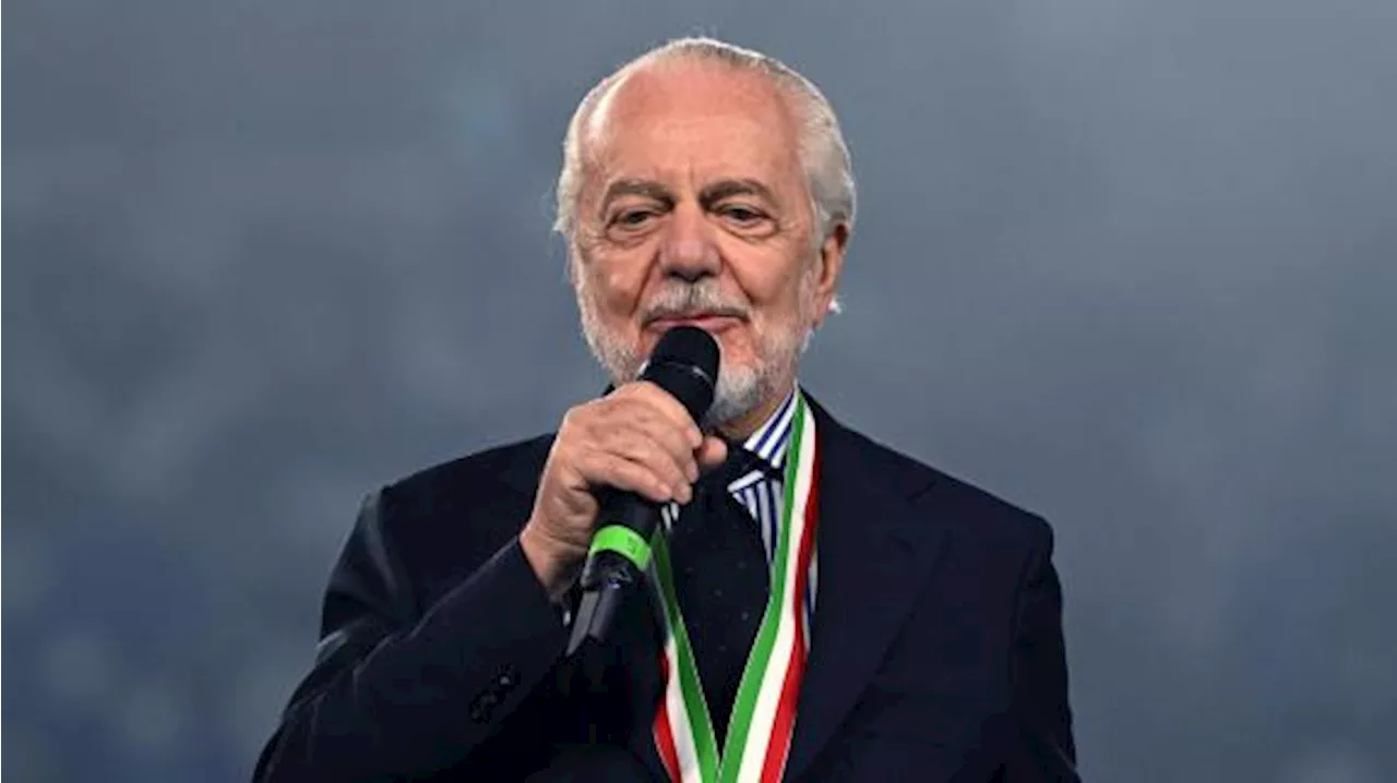 De Laurentiis: 'Conte grande regista, chi meglio di lui? Lo asseconderò in tutto'