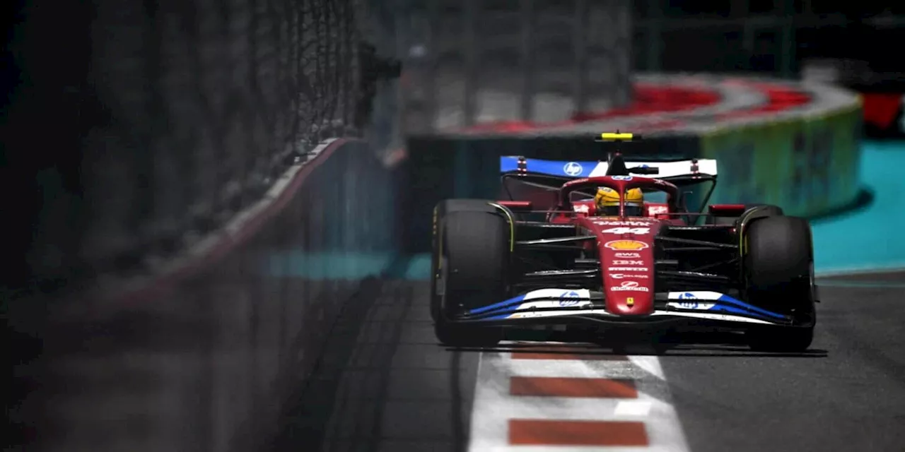 Sprint Race F1 Miami diretta: Hamilton terzo, la Ferrari di Leclerc subito fuori