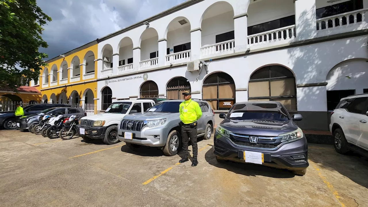 La lucha contra el hurto de automotores permitió recuperar 11 en Montería