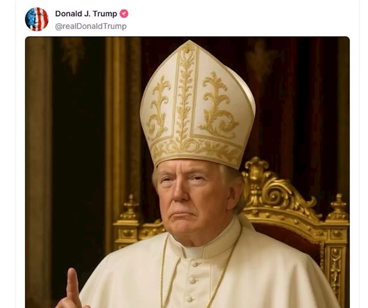 Pope Donald The First? White House Shared AI-Generated Image Of Trump As Pope