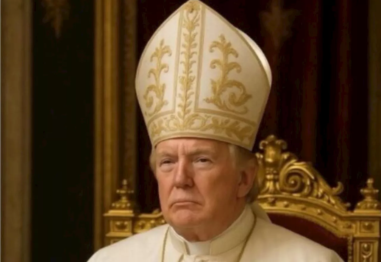 Trump posts AI-generated photo of himself as pope, drawing internet outrage