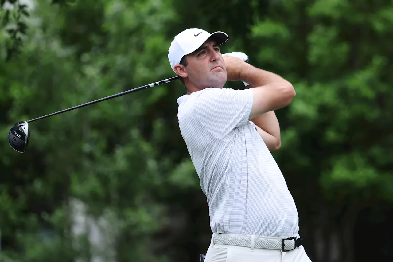 Scheffler leads at 18 under through 36 holes after long weather delay at Byron Nelson