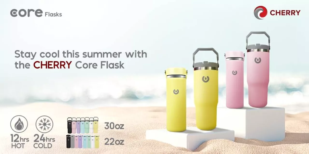 Stay cool this summer with the Cherry Core Flask