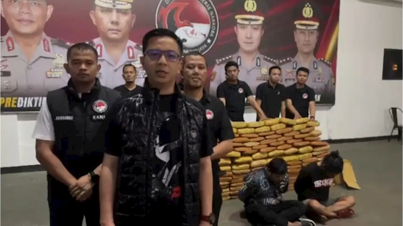 Polda Metro Ungkap Penyelundupan 143 Kg Ganja, 2 Pelaku Dibekuk