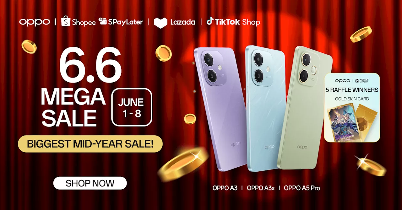 Reward yourself with great deals on OPPO’s 6.6 Mid-Year Mega Sale