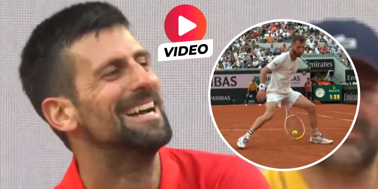 Djokovic: Nach diesem Schlag muss auch der «Djoker» lachen
