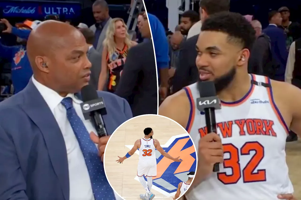 Charles Barkley puts Karl-Anthony Towns on the spot with 'dumb fouls' question