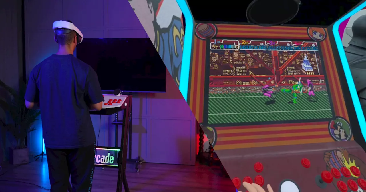 This X-Arcade controller brings the smoky magic of arcades to virtual reality