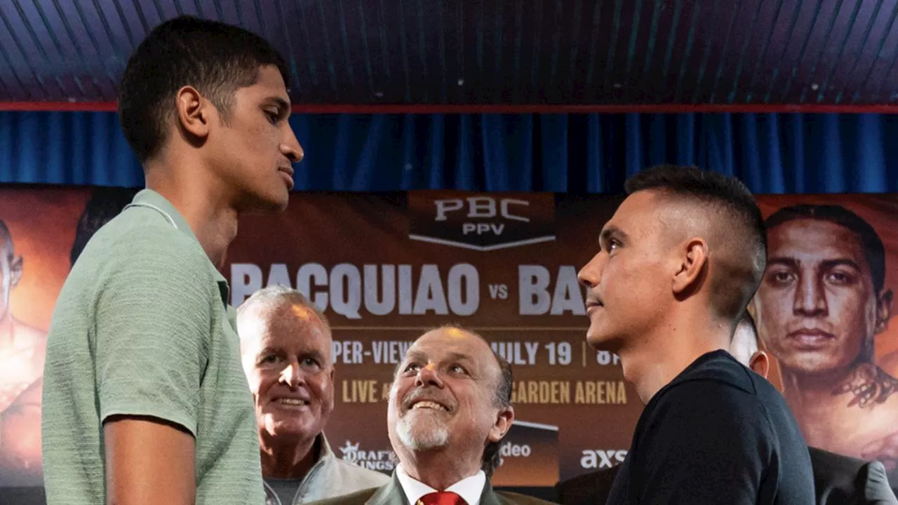 Tszyu takes aim at ‘boring’ superstars’, towering rival as epic Pacquiao card launched in US
