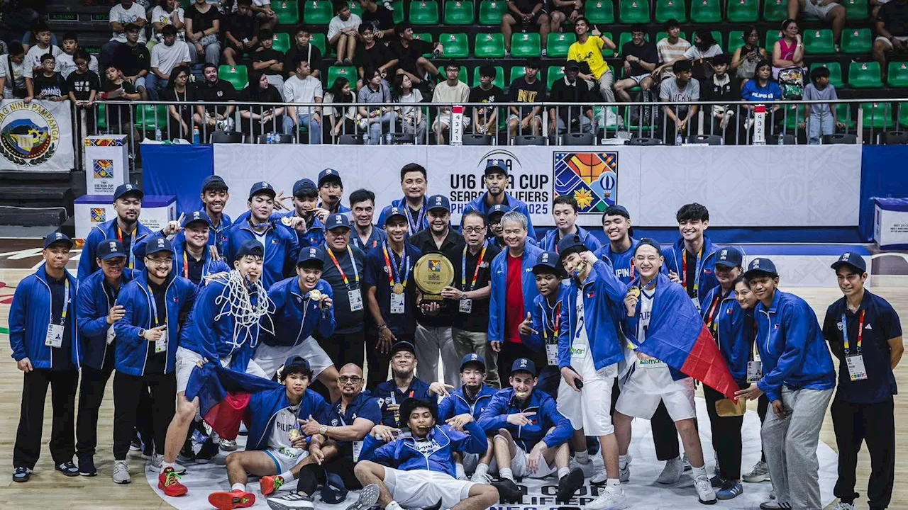 Marcos congratulates Gilas Youth for winning FIBA U16 Asia Cup SEABA Qualifiers