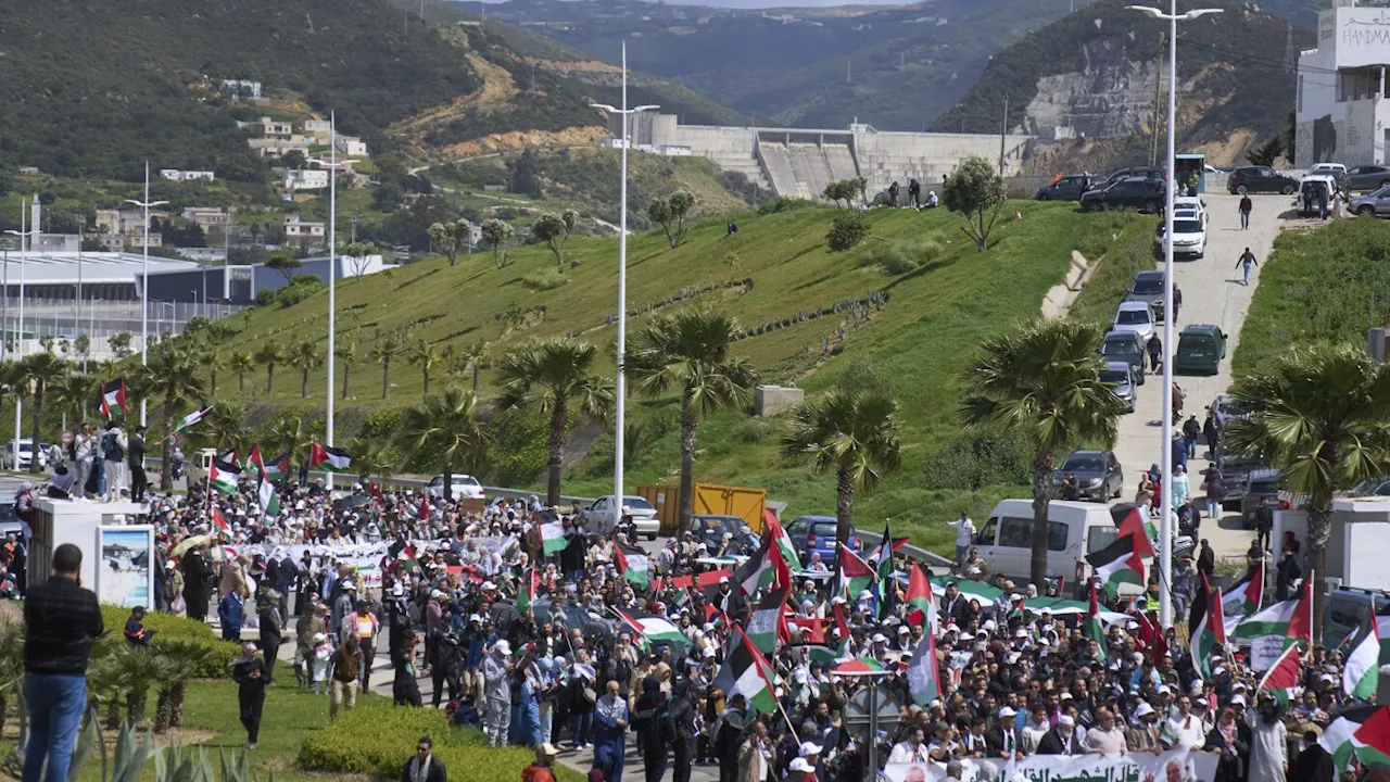 Las protestas contra los lazos de Marruecos con Israel apuntan a puertos estratégicos