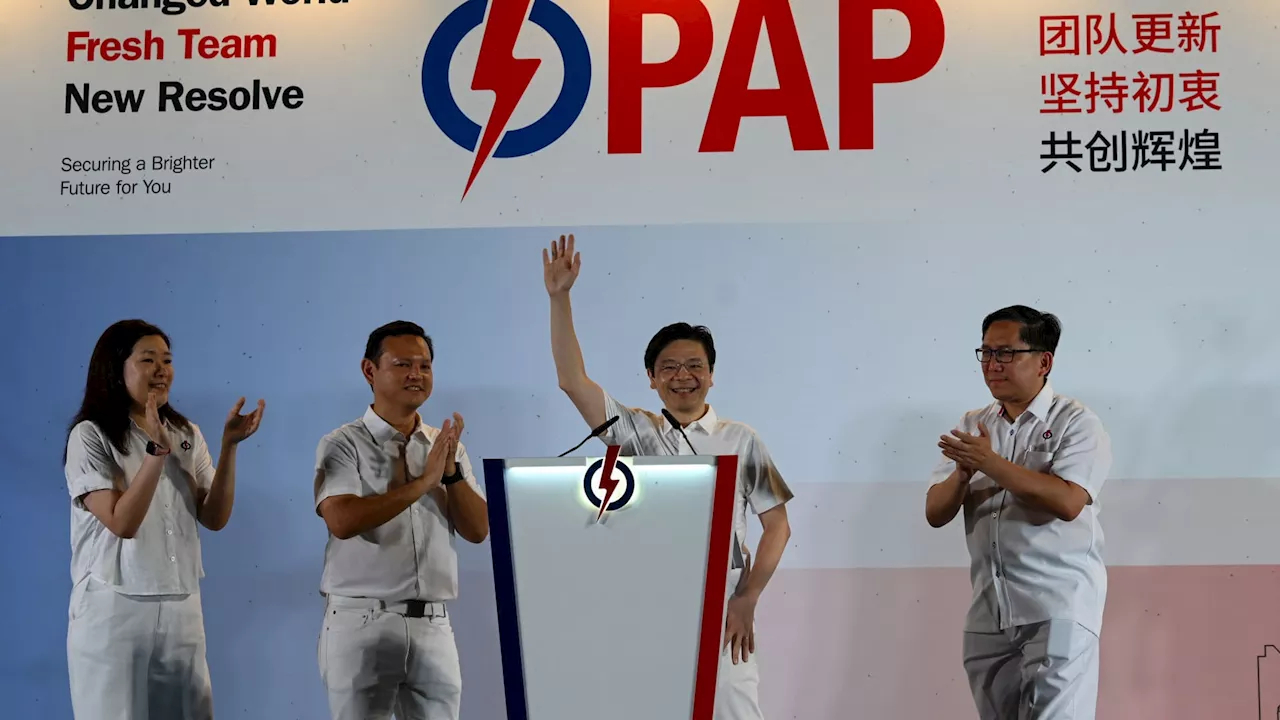 Singapore's Wong retains power as ruling People's Action Party boosts vote share in landslide victory