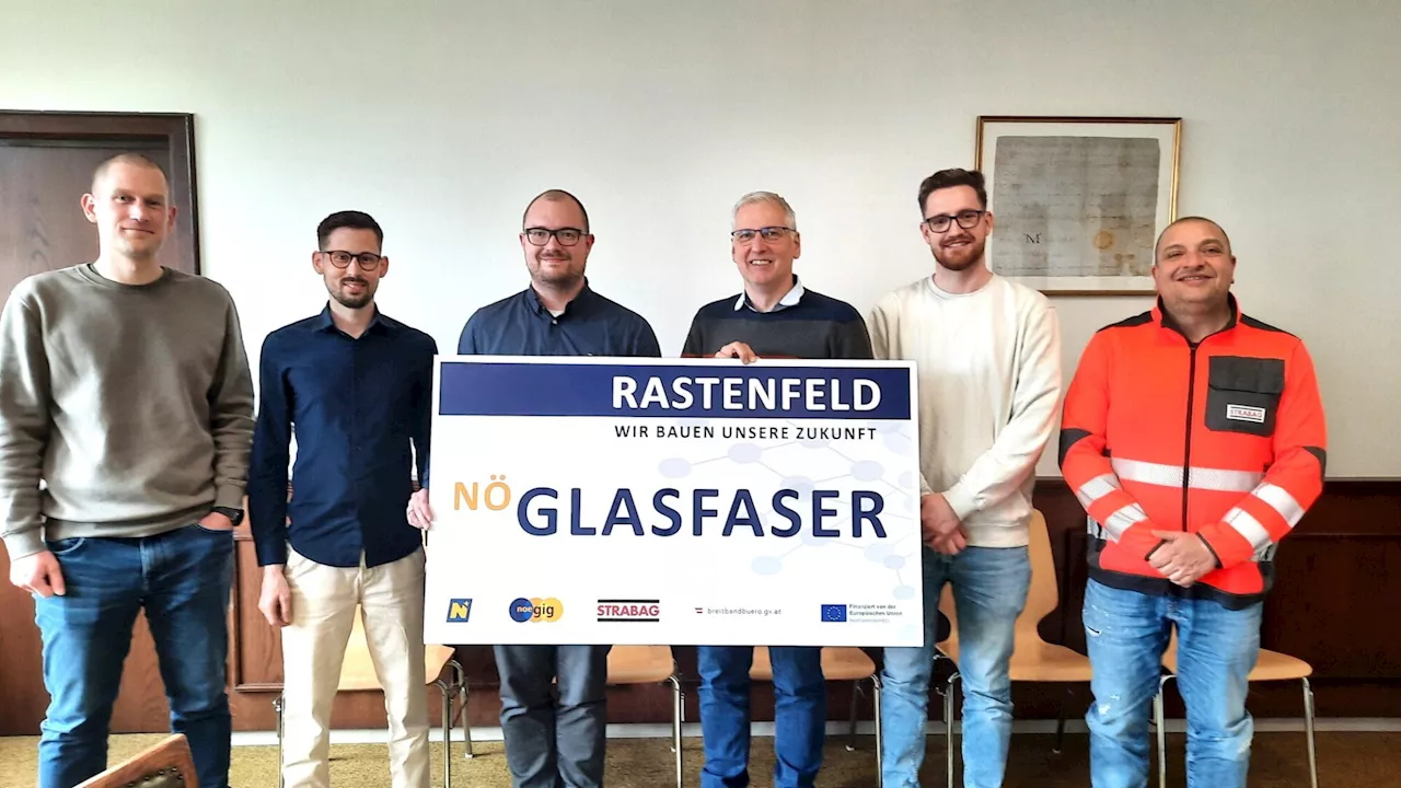 Rastenfeld: Bauarbeiten für Glasfasernetz beginnen