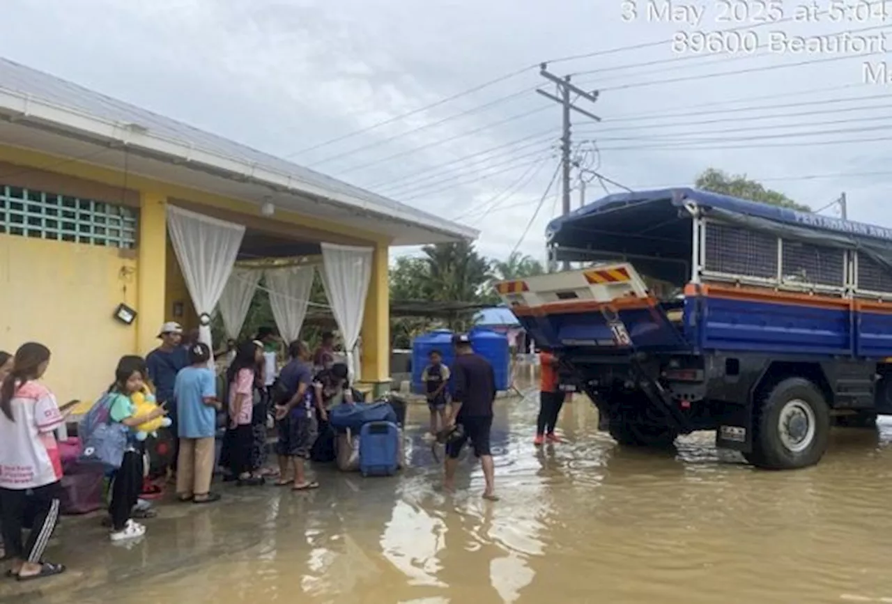 More people evacuated due to floods in Sabah