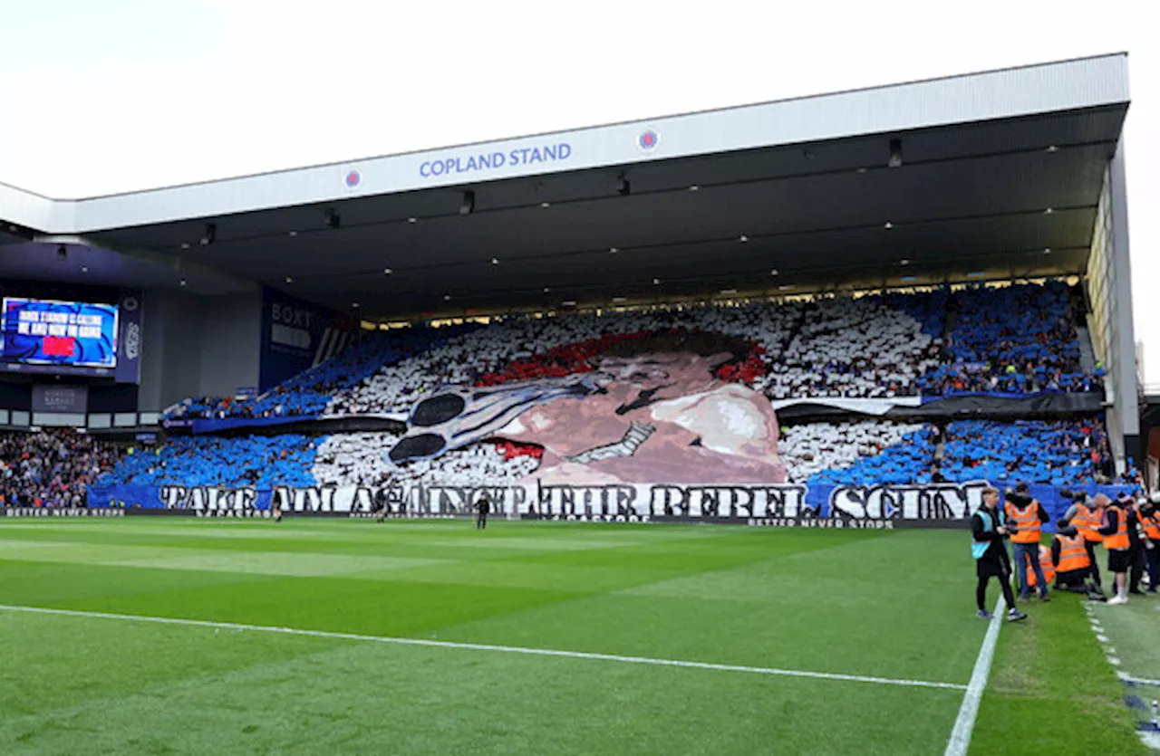 Rangers condemn ‘unacceptable’ shotgun tifo display before Celtic match