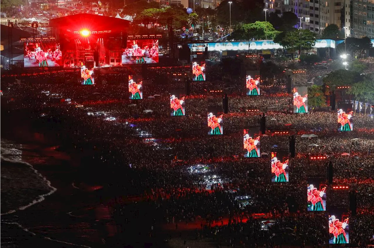 Over 2 millioner «Little Monsters» på Copacabana
