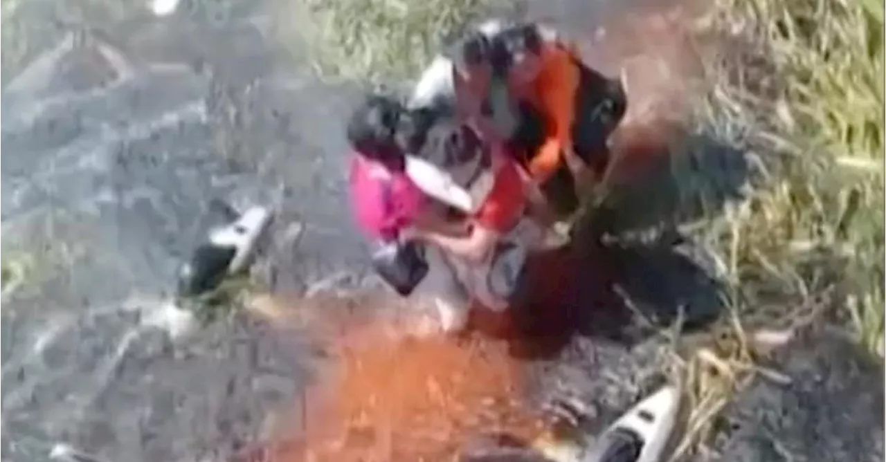Räddades efter 36 skräcktimmar i alligatorträsk