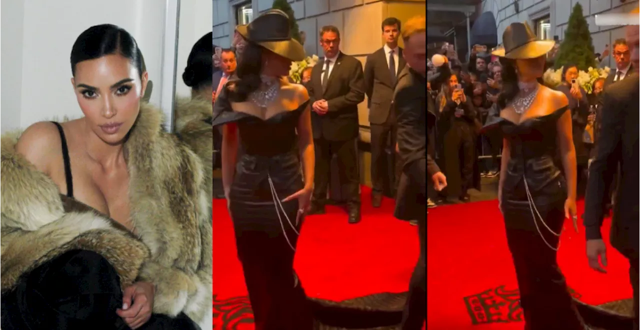 Kim Kardashian scolds security guard for stepping on 2025 Met Gala dress